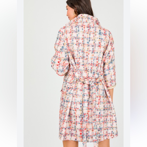 Easel tweed Coat dress - Picture 3 of 9